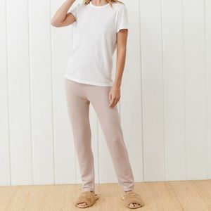Jenni Kayne Saturday Sweatpants Blush Large